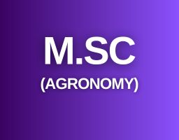 M.Sc. (Ag.) Agronomy GALGOTIAS UNIVERSITY